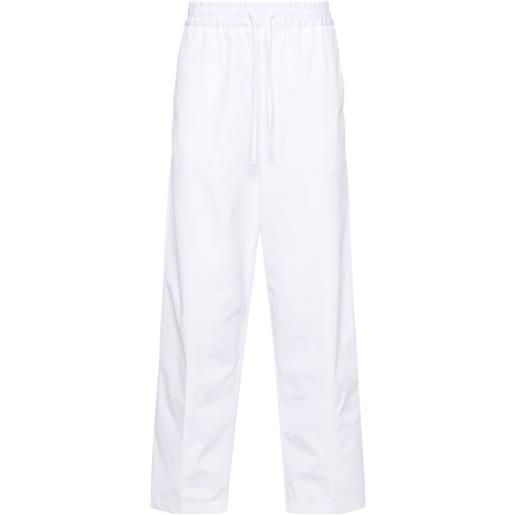 Lardini pantaloni eqnardo affusolati - bianco