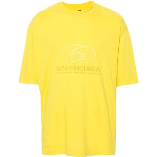 Balenciaga camicia con stampa - giallo