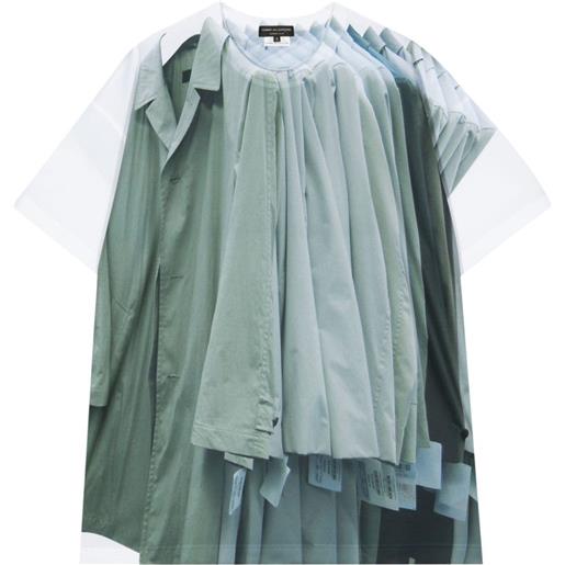 Comme des Garçons Homme Plus t-shirt hanging jackets girocollo - verde
