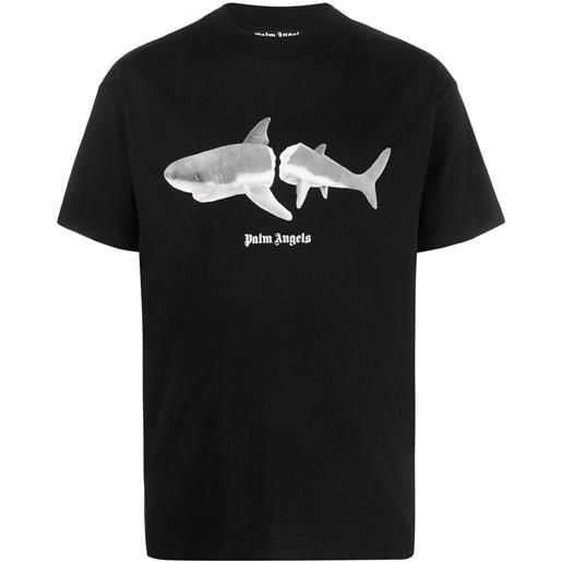 Palm Angels t-shirt shark - nero