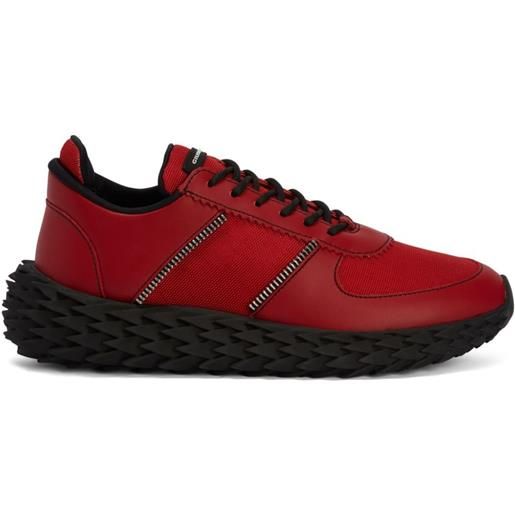 Giuseppe Zanotti sneakers urchin con inserti - rosso