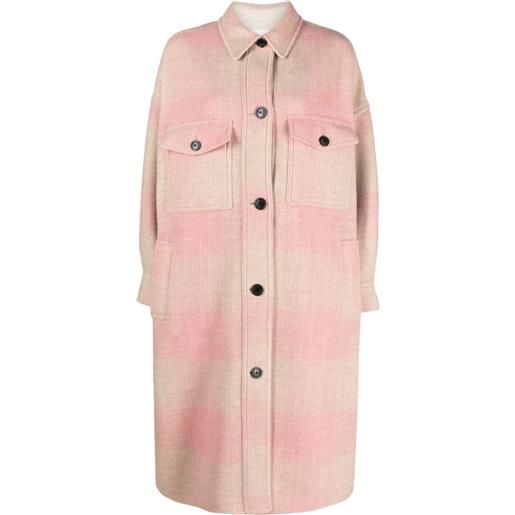 MARANT ÉTOILE cappotto-camicia fontizi - rosa