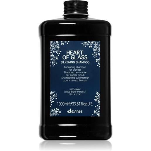 Davines heart of glass silkening shampoo 1000 ml