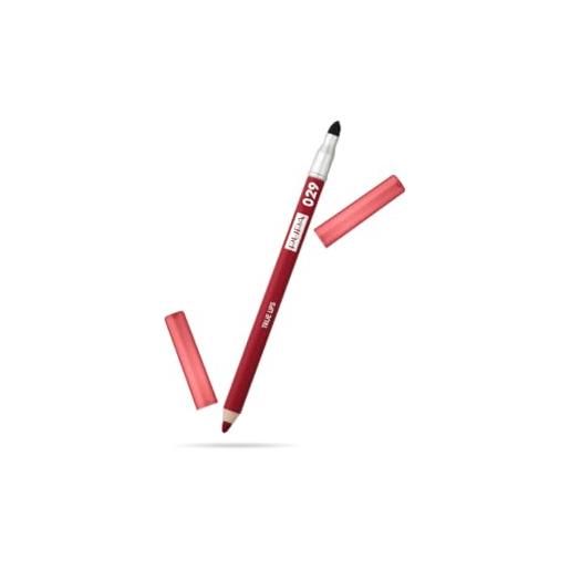 PUPA MILANO pupa matita labbra true lips (029 fire red) matita contorno labbra dal colore intenso e ultra pigmentato - disponibile in 17 varianti da abbinare a ogni rossetto pupa