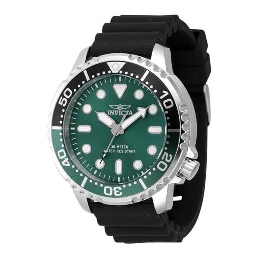 Invicta pro diver 47223 verde orologio uomo quarzo - 48mm