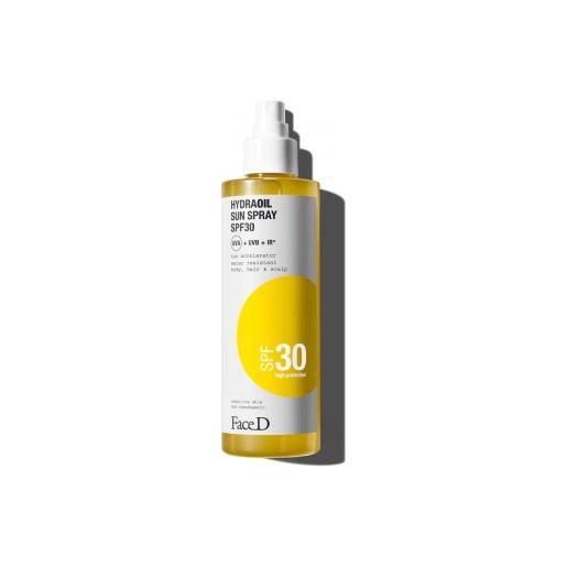 Face D hydraoil spray solare per corpo e capelli spf30 200 ml