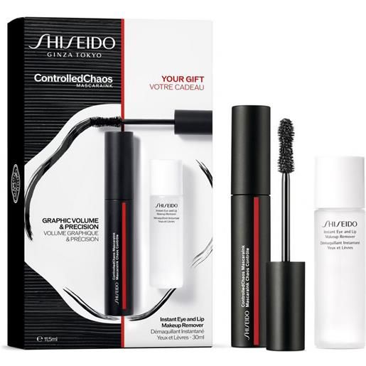 Shiseido > Shiseido controlled. Chaos mascara. Ink n. 01 black pulse 11.5 ml gift set