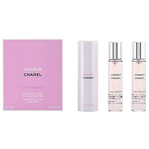 Chanel chance eau tendre di Chanel - eau de toilette ric. Le edt ricaricabile - spray 3x20 ml. 