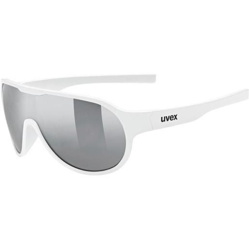 UVEX sportstyle 512 white/silver mirrored occhiali da ciclismo