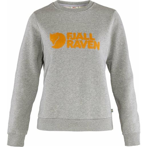Fjällräven Fjällräven logo sweater w grey/melange s felpa outdoor