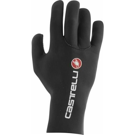 Castelli diluvio c glove black black s/m guanti da ciclismo