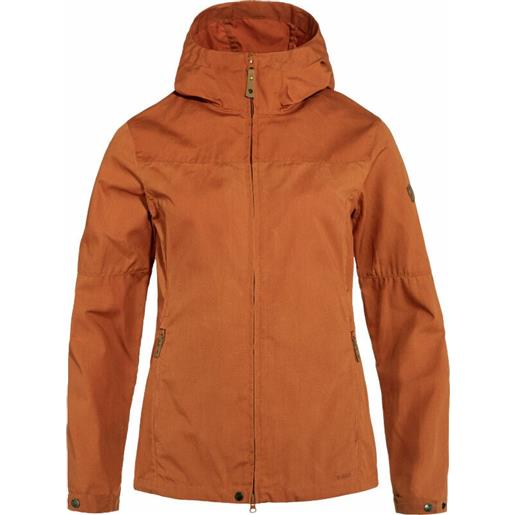 Fjällräven stina jacket w terracotta brown xs giacca outdoor
