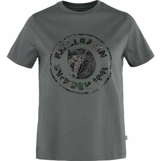 Fjällräven kånken art logo tee w basalt s maglietta outdoor