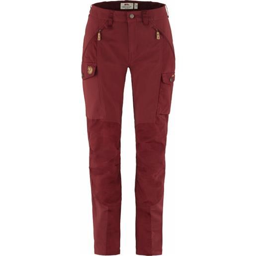 Fjällräven nikka trousers curved w bordeaux red 36 pantaloni outdoor