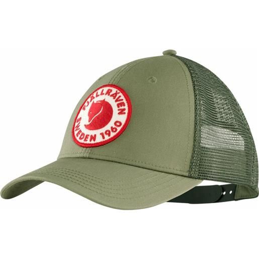 Fjällräven 1960 logo långtradarkeps green s/m cappello da baseball