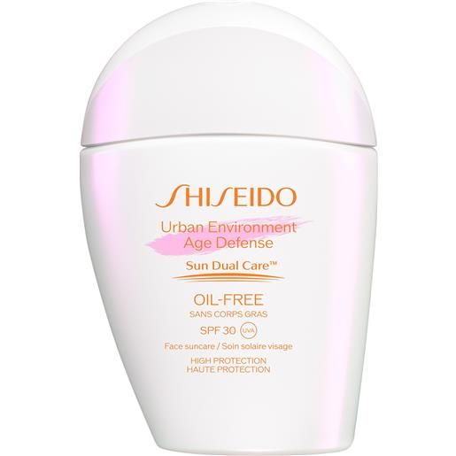 Shiseido urban environment age defense oil-free spf30 30ml solare viso alta prot. , trattamenti protettivi