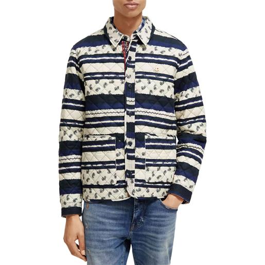 SCOTCH & SODA giacca striped quilted
