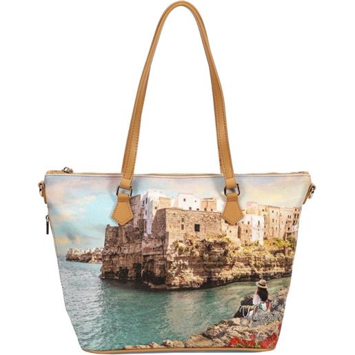 Y Not y-not shopping bag small con stampa polignano