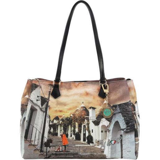 Y Not y-not tote bag con stampa life in trulli