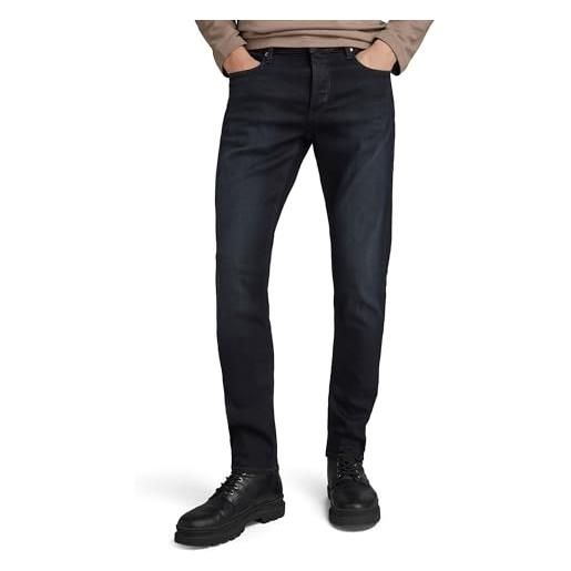 G-STAR RAW 3301 slim jeans, jeans uomo, blu (dk aged 51001-5245-89), 30w / 32l