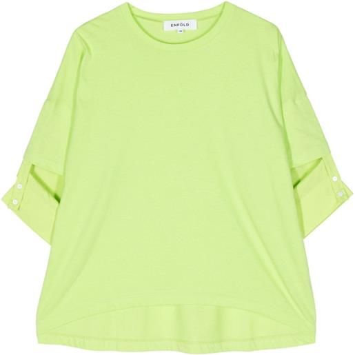 Enföld t-shirt shirt layered - verde