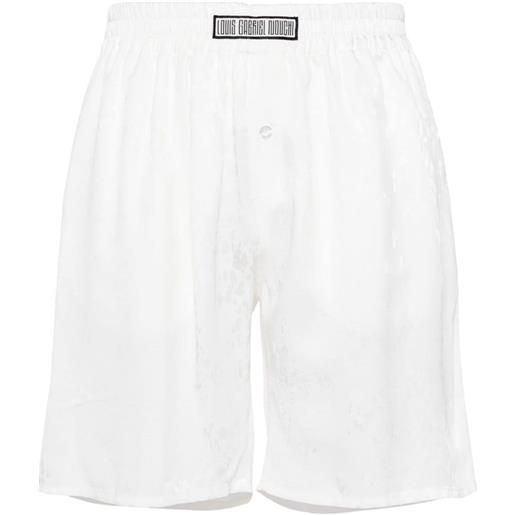 LGN LOUIS GABRIEL NOUCHI shorts con motivo jacquard - bianco