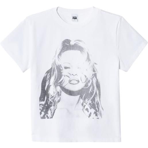 RE/DONE t-shirt x pamela anderson - bianco