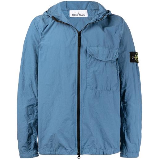 Stone Island giacca leggera con applicazione - blu
