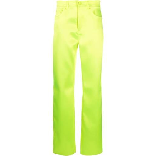 Sportmax pantaloni tecnici - giallo