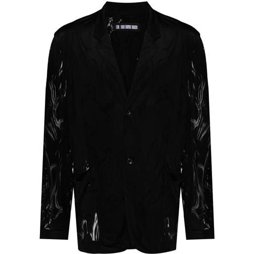 LGN LOUIS GABRIEL NOUCHI blazer monopetto - nero