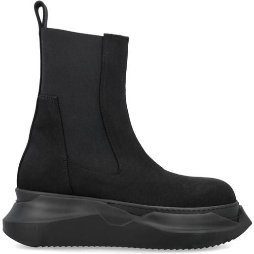 Rick Owens DRKSHDW stivali chelsea beatle abstract - nero