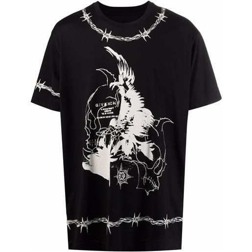 Givenchy t-shirt con maniche corte - nero