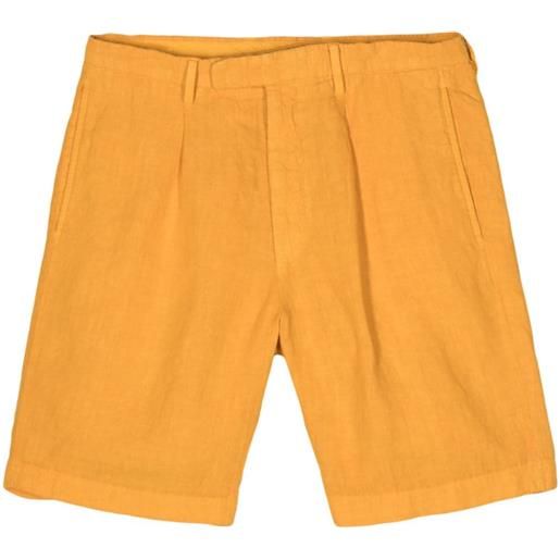 Boglioli shorts plissettati - arancione
