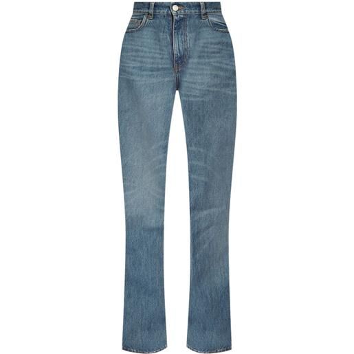 Coperni jeans slim con fibbia - blu