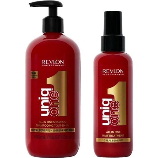Revlon uniq. One kit: shampoo + treatment