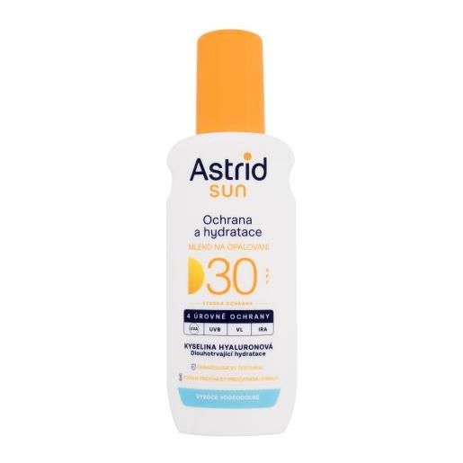 Astrid sun moisturizing suncare milk spray spf30 lozione abbronzante spray idratante waterproof 200 ml