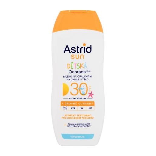 Astrid sun kids face and body lotion spf30 lozione solare waterproof per corpo e viso 200 ml