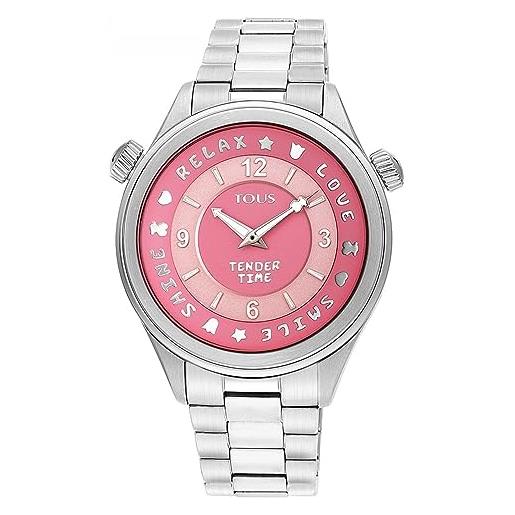 TOUS reloj tous tender 200350610 mujer acero rosa