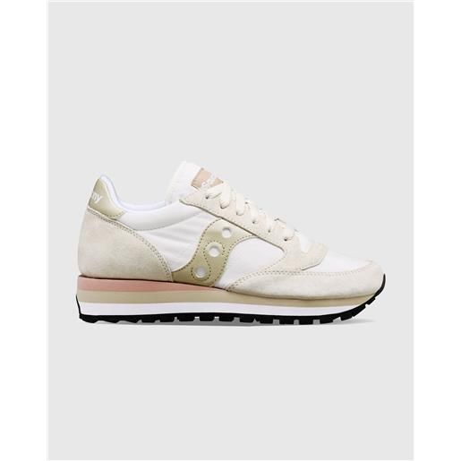 Saucony jazz triple bianco donna