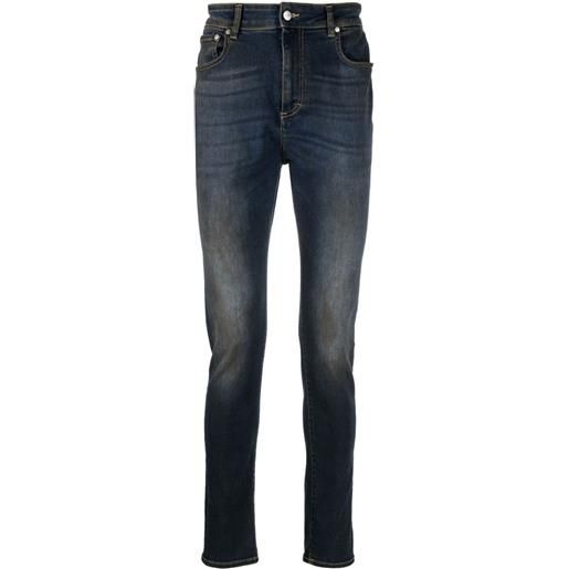 Represent jeans skinny con effetto schiarito - blu