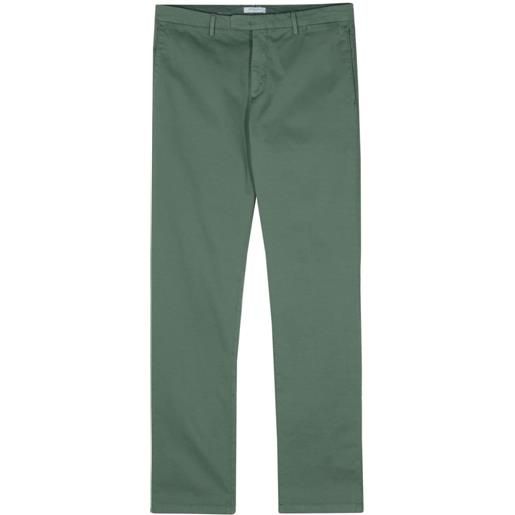 Boglioli pantaloni affusolati con pieghe - verde