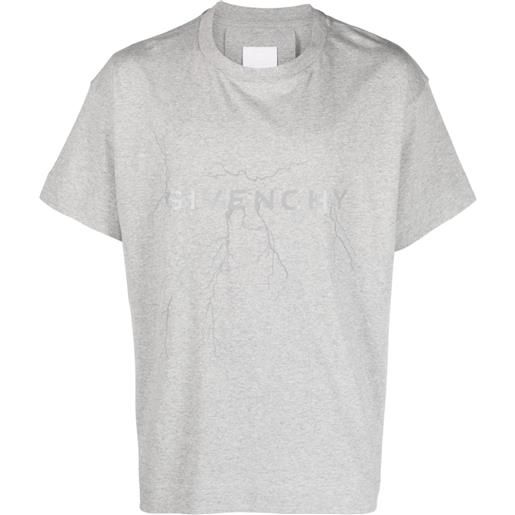 Givenchy t-shirt con stampa - grigio