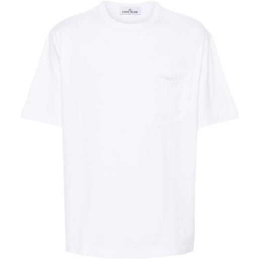 Stone Island t-shirt con stampa - bianco