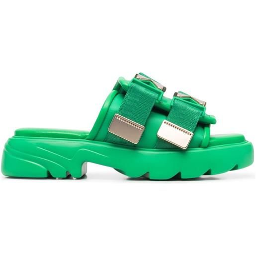 Bottega Veneta sandali con cinturini flash - verde