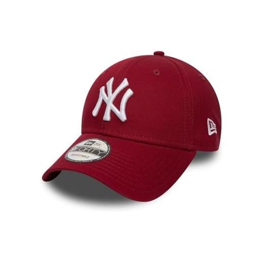 New Era new york yankees mlb league essential rosso 9forty berretto regolabile per bambini