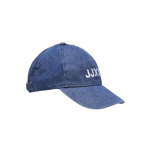 JACK & JONES jjxx jxbasic baseball cap noos cappellino, dark blue denim/detail: /big logo on front, taglia unica donna