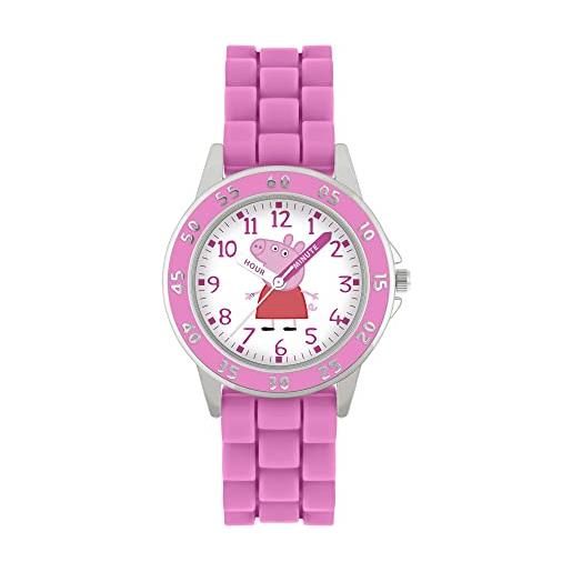 Peppa Pig orologio analogico quarzo bambine e ragazze con cinturino in silicone ppg9000