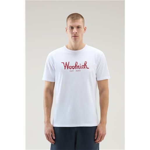 Woolrich t-shirt uomo bright white