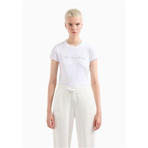 Armani Exchange t-shirt donna optic white