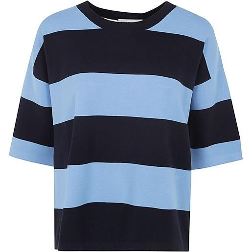 Essentiel fire striped knitted top